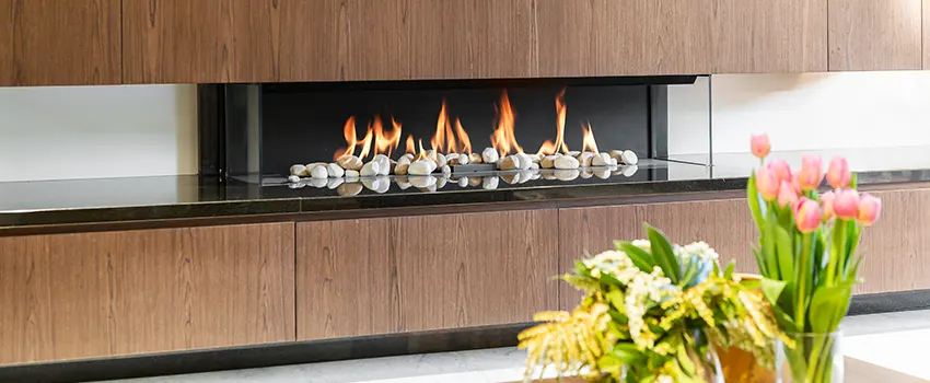 Double-height Fireplace Design Refurbishment in Redondo Beach, California